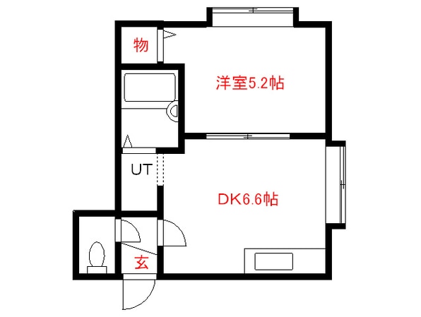 カ－サ山鼻の物件間取画像